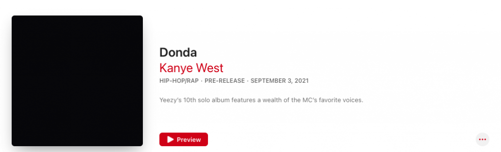 Kanye West sortira "DONDA" le même que l